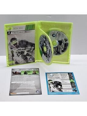 Tom Clancy's Splinter Cell: Blacklist (Microsoft Xbox 360, 2013) Complete Tested